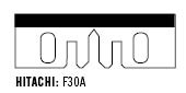1 HSS Hobelmesser 92 x 30 x 3 für Hitachi - F30A