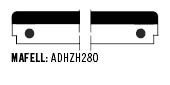 1 HSS Hobelmesser 280 x 18 x 3 für Mafell - ADHZH280