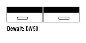 1 HM Hobelmesser 260 x für Dewalt - DW 50